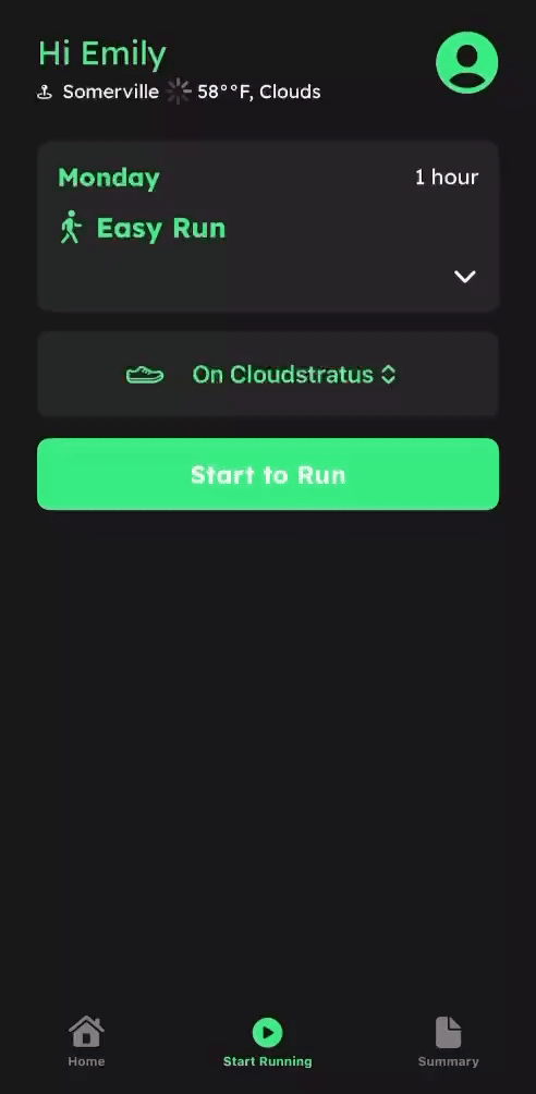 Demonstration of connecting the Striv Smart Insole to the app